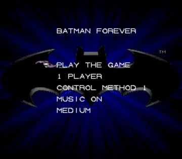 Batman Forever (World) screen shot title